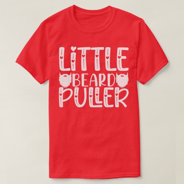 Funny Beard Gifts Little Beard Puller Classic TShi T-Shirt (Design Front)