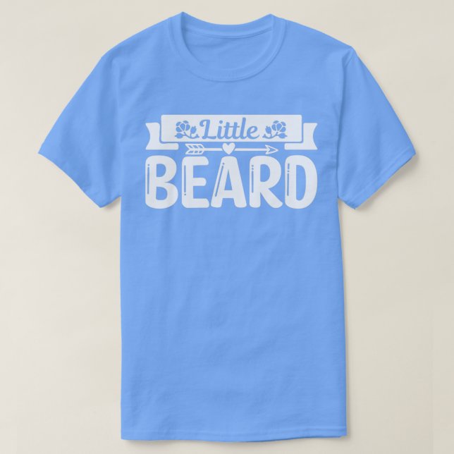 Funny Beard Gifts Little Beard T-Shirt (Design Front)