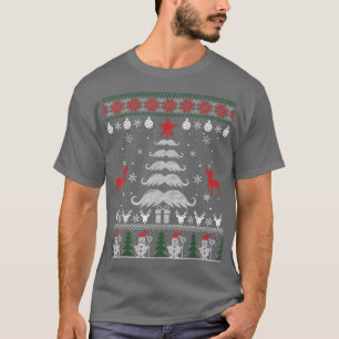 Funny Beard Lovers Christmas Tree Ugly Christmas S T-Shirt