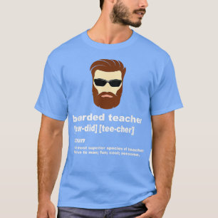 Funny Beard Teacher Shirt Teacher Appreciation Gif