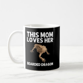 Funny Bearded Dragon Gift For Mum Women Lizard Pet Coffee Mug