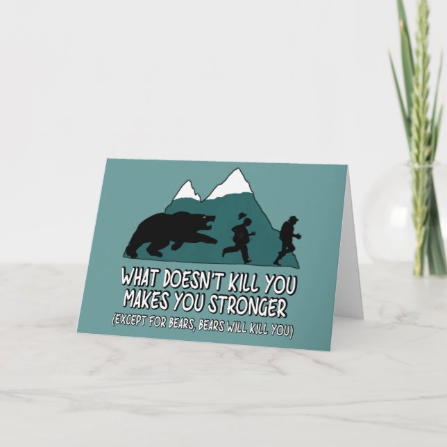 Funny bears card (Front)