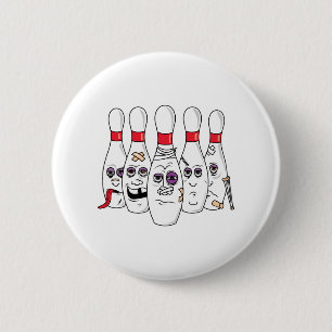 Funny Beat Up Bowling Pins