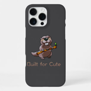Funny Beaver Cartoon – Built for Cute iPhone 16 Pro Max Case