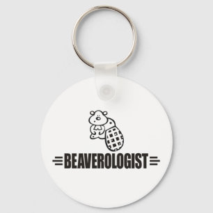 Funny Beaver Key Ring