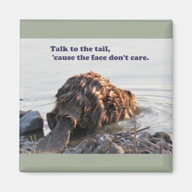Funny Beaver Magnet (Front)