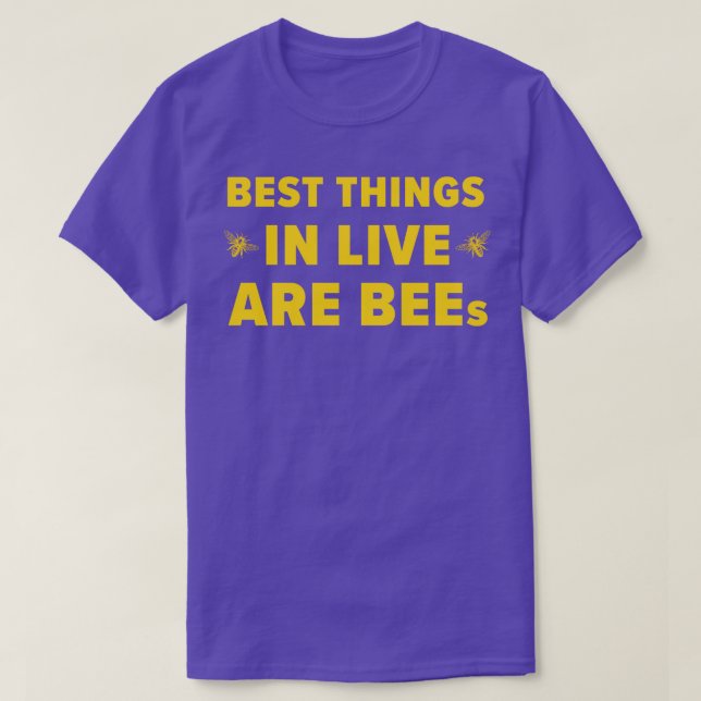 Funny Bee Beekeeping Apiculture Honey T-Shirt (Design Front)