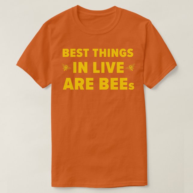 Funny Bee Beekeeping Apiculture Honey T-Shirt (Design Front)