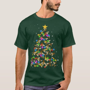 Funny Bee Christmas Tree Bee Christmas Lover  T-Shirt