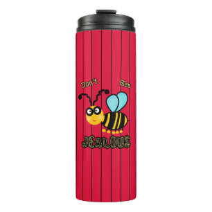 Funny bee thermal tumbler