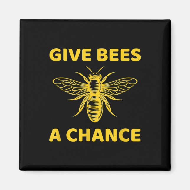 Funny Beekeeper Bee Beekeeping Environmental Prote Magnet (Front)