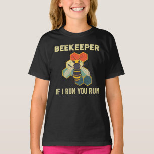 Funny Beekeeper Bee Honeycomb Beekeeping T-Shirt