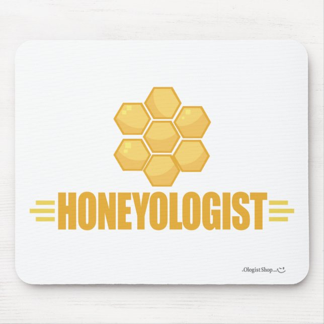 Funny Beekeeper Mouse Pad (Front)
