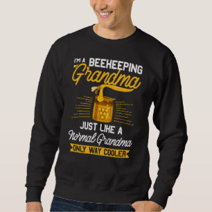Funny Beekeeping For Grandma Just Like Way Cooler Sweatshirt