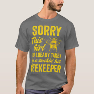 Funny Beekeeping Wife Girlfriend Wifey Bee 1 T-Shirt