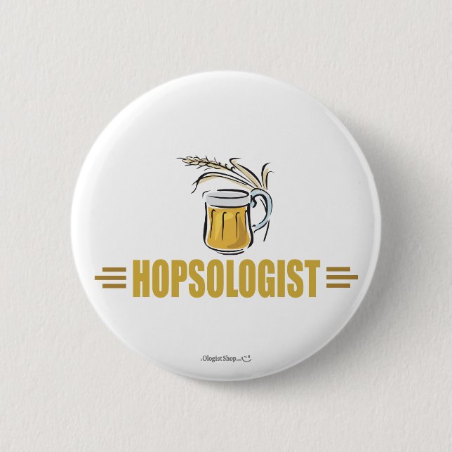 Funny Beer 6 Cm Round Badge (Front)