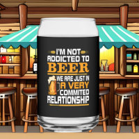 Funny beer addict word art 