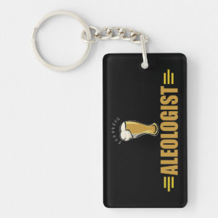 Funny Beer ALEOLOGIST Key Ring
