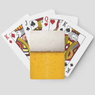 Funny Beer Bubbles Playing Cards