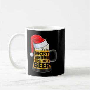 Funny Beer Drinking Christmas Santa Xmas Drink for Coffee Mug