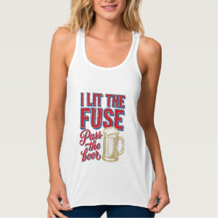 Funny Beer Fireworks Vintage Shirt Design_1