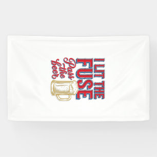 Funny Beer Fireworks Vintage Shirt Design_1 Banner
