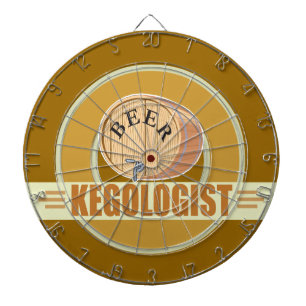 Funny Beer Keg Dartboard