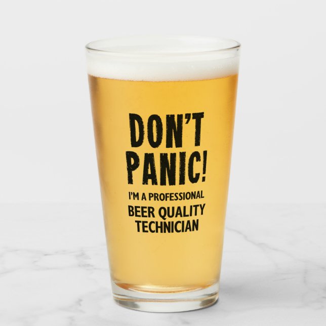 Funny Beer Lover  Glass (Front Filled)