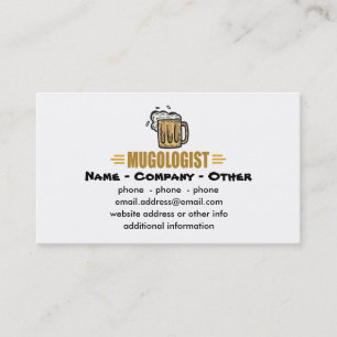 Funny Beer Making Business Card