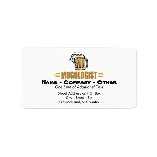 Funny Beer Making Label (Front)