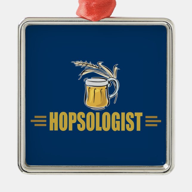 Funny Beer Metal Tree Decoration (Front)