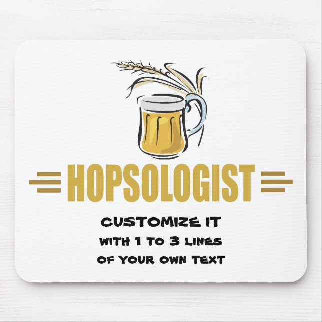 Funny Beer Mouse Pad (Front)