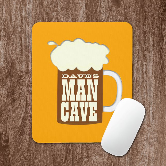 Funny Beer Mug Man Cave Mouse Pad (Creator Uploaded)