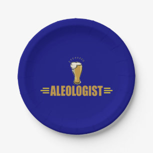 Funny Beer Party Paper Plate