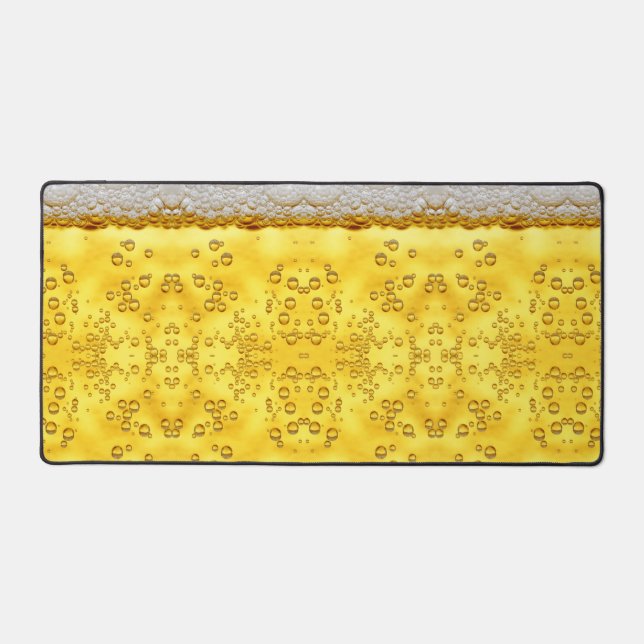 Funny Beer Photo Image Desk Mat (Front)