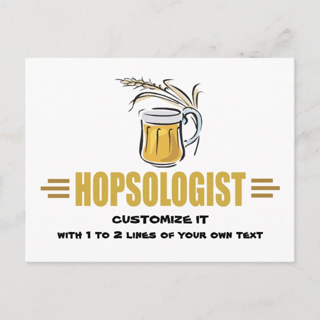 Funny Beer Postcard (Front)