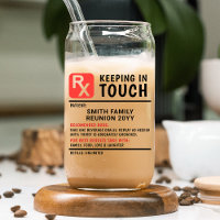 Funny Beer Prescription Family Reunion Custom Text