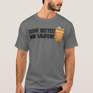 Funny Beer Saying For Puborous Menx27s Evening T-Shirt