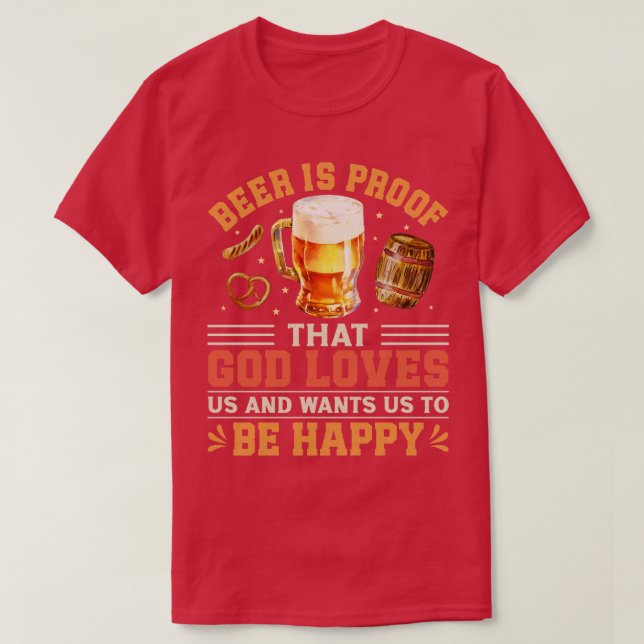 Funny Beer Sayings T-Shirt (Design Front)