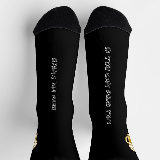 Funny Beer Socks for Men (Top)