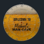 Funny Beer themed "man cave" dart board<br><div class="desc">Funny alcohol themed dart boards.  Welcome to the man cave!</div>