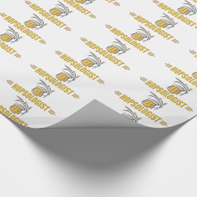 Funny Beer Wrapping Paper (Corner)