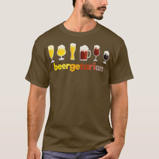 Funny Beergetarian Drunk Beer Lover Craft Beer T-Shirt