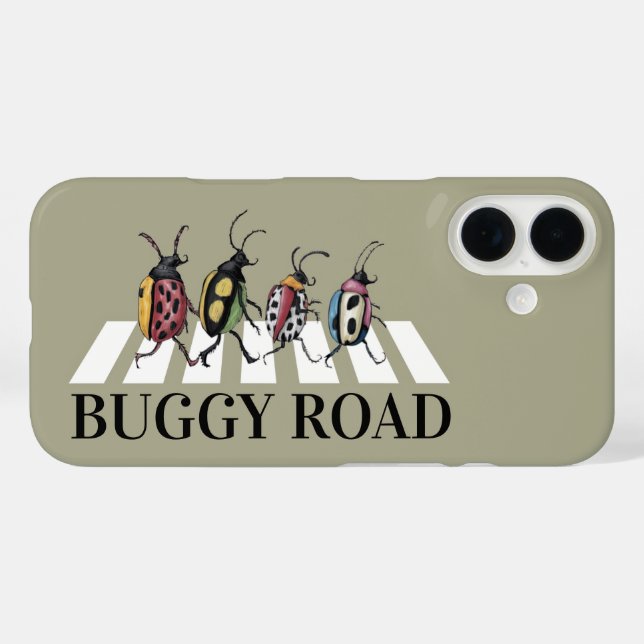 Funny Beetles Phone Case (Back (Horizontal))