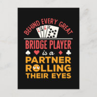 Funny Behind Every Great Bridge Player Partner