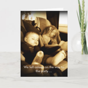 Funny Belated Birthday Card