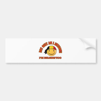 Funny BELGIAN flag designs Bumper Sticker