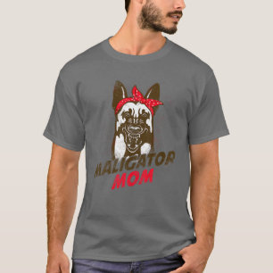 Funny Belgian Malinois Maligator Mum K-9 Police Do T-Shirt
