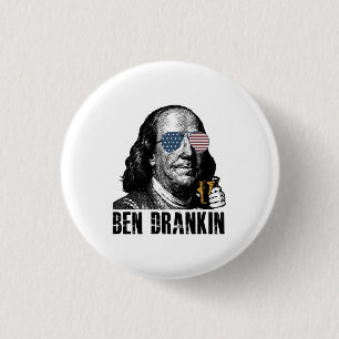 Funny Ben Dranking, Let's celebrate the joy of the 3 Cm Round Badge