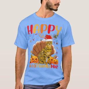 Funny Bengal Cat Lover Happy Bengal Cat HelloThank T-Shirt